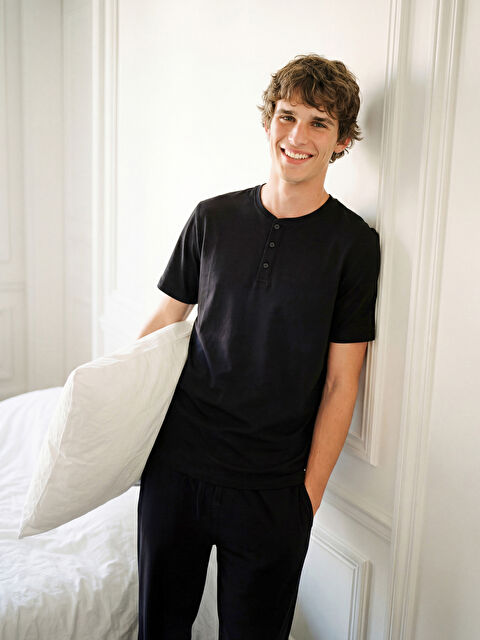 LC WAIKIKI Standart Kalıp Erkek Pijama Alt 2'li - W5KY17Z8-JC7