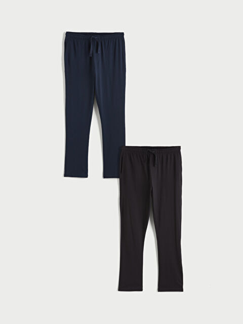 LC WAIKIKI Standart Kalıp Erkek Pijama Alt 2'li - W5KY17Z8-JC7