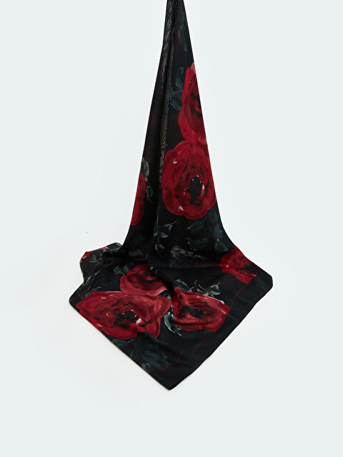 LCW ACCESSORIES Çiçek Desenli Kadın Şal - W5L038Z8-HUC