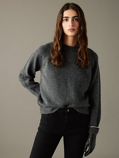 LCW Vision Bisiklet Yaka Kadın Triko Kazak - W5L668Z8-D3A