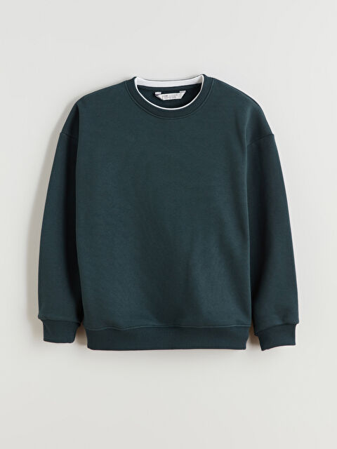 LCW Vision Bisiklet Yaka Erkek Çocuk Sweatshirt - W5L759Z4-HLP