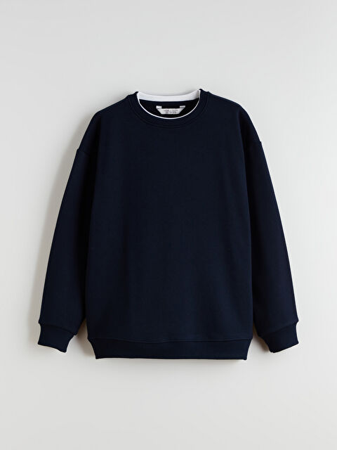 LCW Vision Bisiklet Yaka Erkek Çocuk Sweatshirt - W5L759Z4-RFH