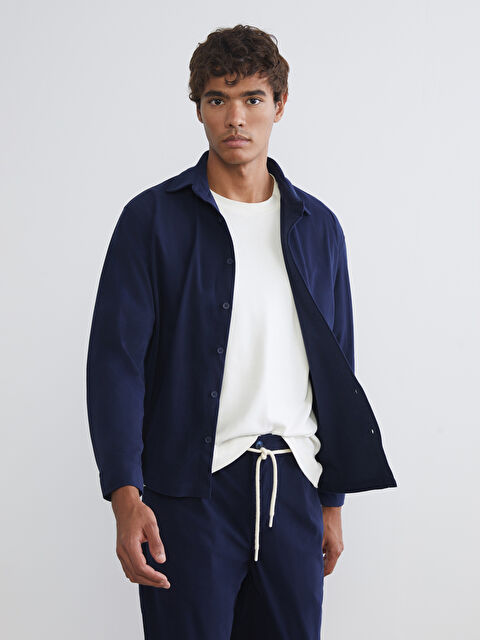 XSIDE Рубашка Мужская С Длинным Рукавом Стандартного Кроя - W5L777Z8-R3V