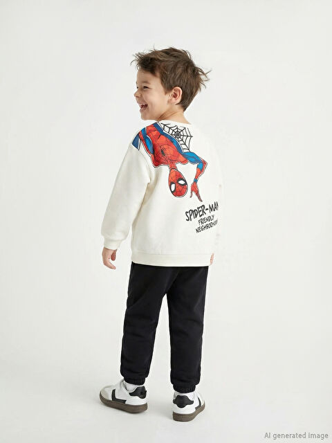 LCW Kids Spider-Man Baskılı Erkek Çocuk Eşofman Takım - W5LA50Z1-QVK