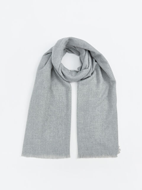 LCW ACCESSORIES وشاح رمادي امرأة - W5LA71Z8-18Y