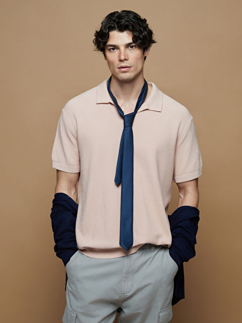 XSIDE Polo Yaka Erkek Triko Kazak - W5LA80Z8-1PX