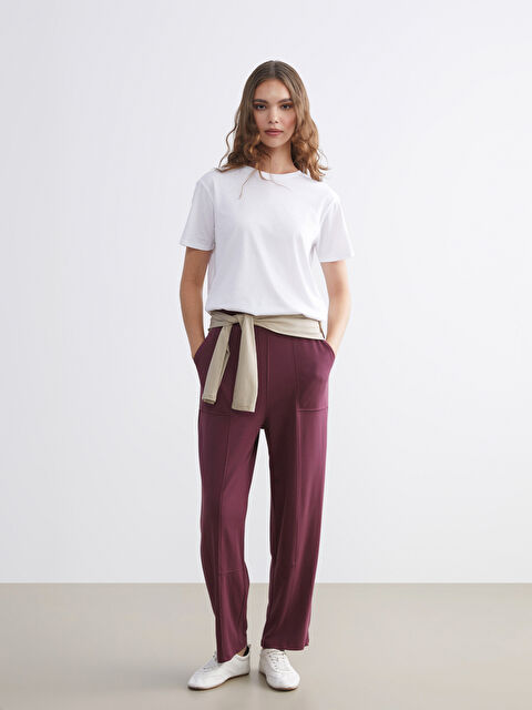 LCW Modest Beli Lastikli Kadın Eşofman Altı - W5LC90Z8-HMJ