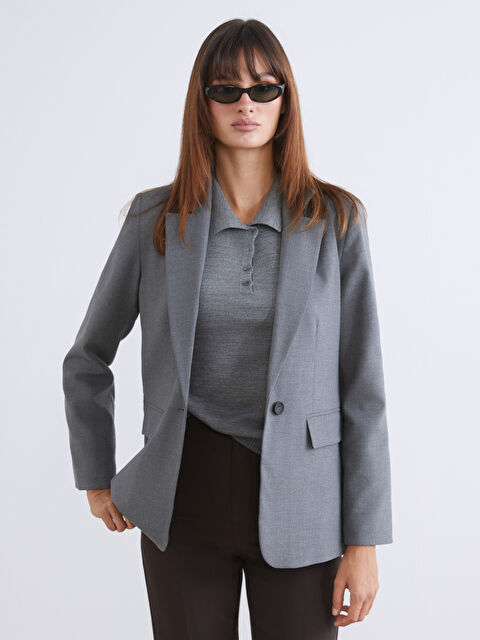 LCW Vision Kadın Blazer Ceket - W5LE62Z8-CT3