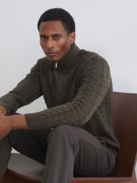 LCW Vision Dik Yaka Erkek Triko Kazak - W5LF01Z8-CZE