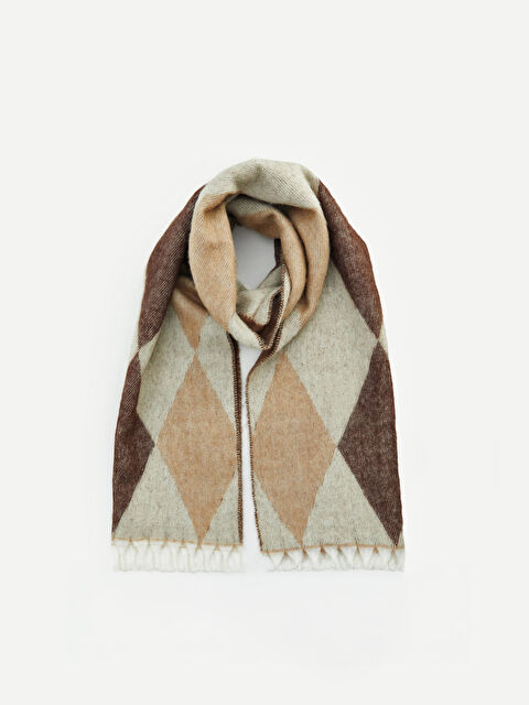 LCW ACCESSORIES Püsküllü Kadın Atkı - W5LF77Z8-ZZ0