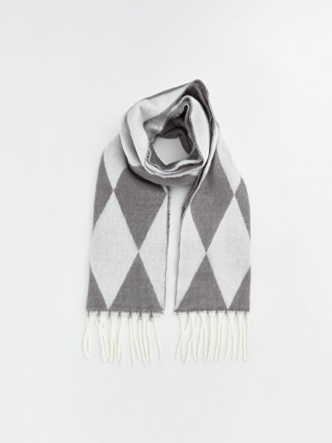 LCW ACCESSORIES Püsküllü Kadın Atkı - W5LF77Z8-ZZ4