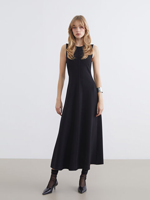 LCW Vision Γυναίκα ΜΑΥΡΟ Φόρεμα - W5LF79Z8-CVL