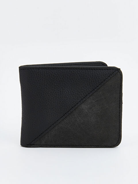 LCW ECO Deri Görünümlü Erkek Cüzdan - W5LG12Z8-HUC