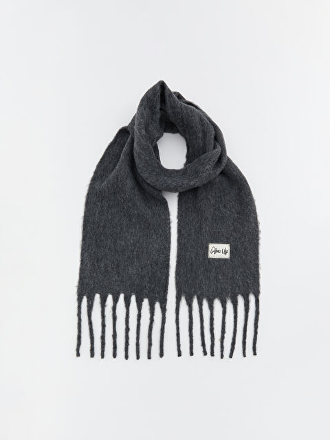 LCW ACCESSORIES ქალი ანტრაციტი შარფი - W5LG19Z8-12M