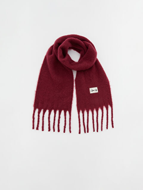 LCW ACCESSORIES ქალი ბორდოსფერი შარფი - W5LG19Z8-DPM