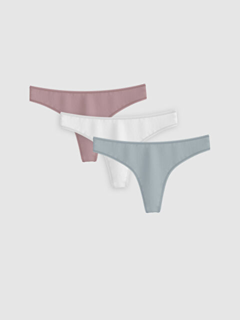 LCW DREAM Düz Tanga Külot 3'lü - W5LH98Z8-QBC