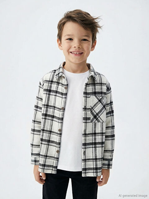 LCW Kids Ekose Erkek Çocuk Oduncu Gömlek - W5LP94Z1-LLX