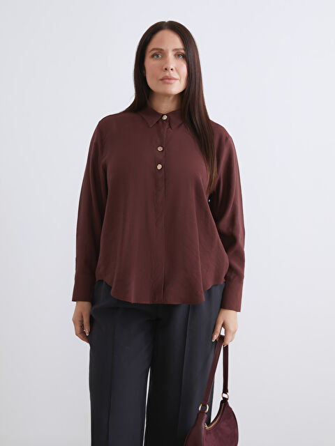 LCWAIKIKI Classic Loose Fit Kadın Gömlek - W5LQ49Z8-H3H