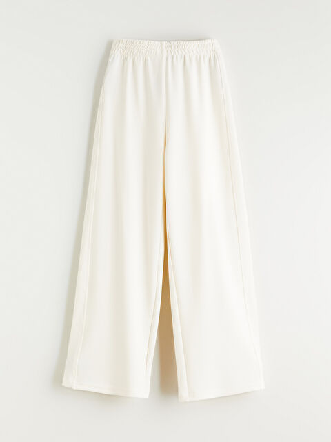 LCW Kids Geniş Paça Beli Lastikli Kız Çocuk Soft Touch Eşofman Altı - W5LT97Z4-FRC