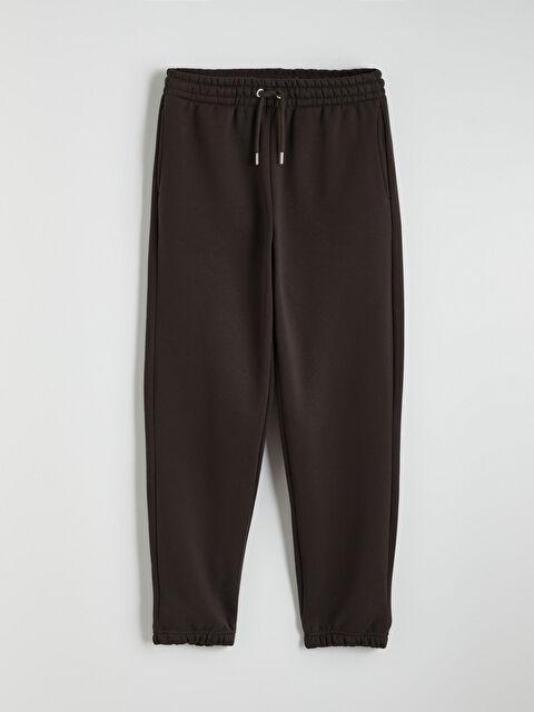 KOOR SPORT Beli Lastikli Kadın Kalın Jogger Eşofman Altı - W5M507Z8-HNM