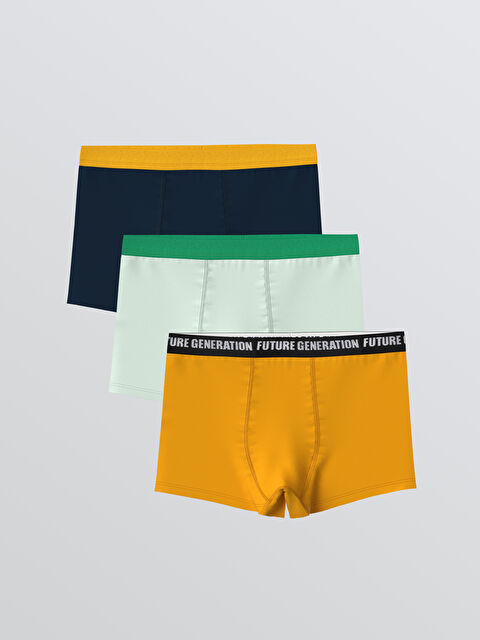 LCW ECO Basic Erkek Çocuk Boxer 3'lü - W5M733Z4-F9C