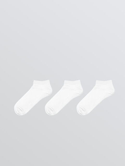LCW ECO Bambu Erkek Patik Çorap 3'lü - W5M996Z8-J5E