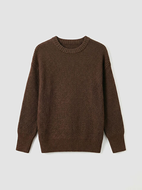 LCW Kids سترة تريكو بكول مدور بنات - W5MC45Z4-937