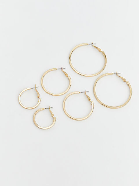 LCW ACCESSORIES Women's Earring Set of 3 - W5MH81Z8-J5T