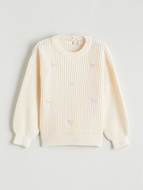 LCW Kids SVETLO BEŽ Džemper  Devojka - W5MJ06Z1-J1F