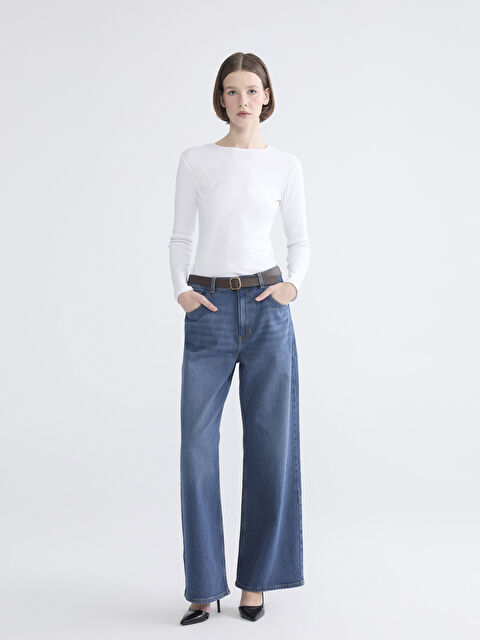 LCW ECO Wideleg Kadın Jean Pantolon - W5MJ10Z8-309