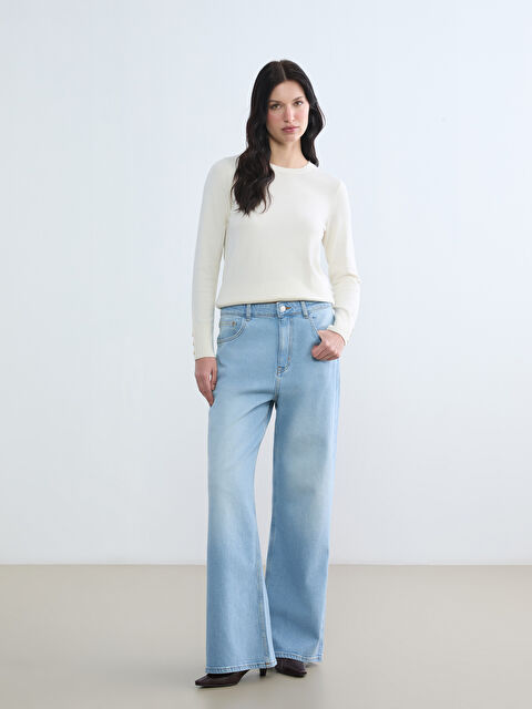 LCW ECO Wideleg Kadın Jean Pantolon - W5MJ10Z8-311