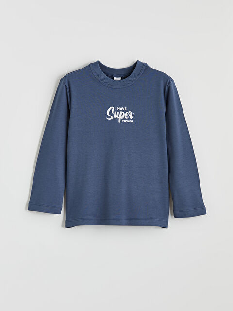 LCW Kids Dinozor Baskılı Erkek Çocuk Tişört - W5MM56Z1-HSD