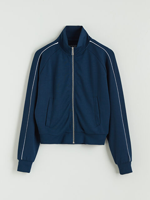 KOOR SPORT Funnel Neck Women's Zip-Up Sweatshirt - W5MO54Z8-R4J