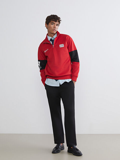 XSIDE სტანდარტული ჭრა ტვილის მამაკაცის შარვალი - W5MP02Z8-RQL