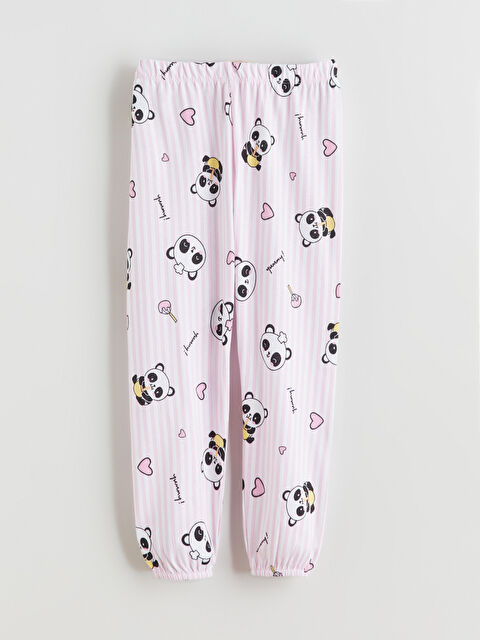 LCW Kids Beli Lastikli Kız Çocuk Pijama Alt