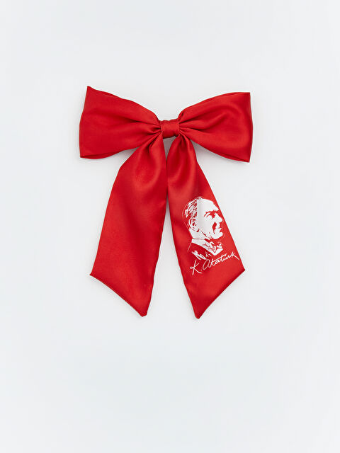 LCW ACCESSORIES Atatürk Baskılı Kız Çocuk Fiyonk Toka - W5MY15Z4-M0T