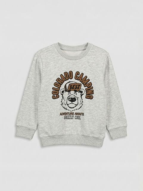 LCW Kids Boy WHITE Sweatshirt - W5N159Z1-CX8