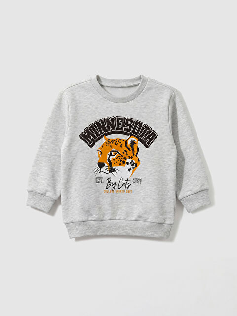 LCW baby Baby Boy WHITE Sweatshirt - W5N160Z1-CX8