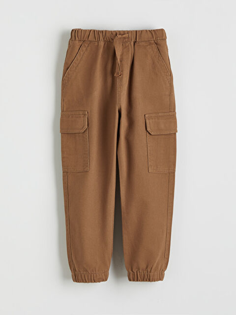 LCW Kids Elasticated Waist Boys' Jogger Trousers - W5N865Z1-R1N