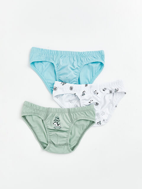 LCW Kids Erkek Çocuk Baskılı Külot 3'lü - W5N915Z1-LU7