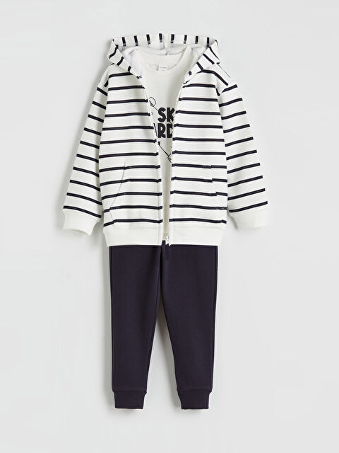 LCW Kids Baskılı Erkek Çocuk Takım 3'lü - W5N970Z1-SWF