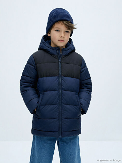 LCW Kids Su İtici Erkek Çocuk Şişme Mont - W5N980Z4-HFK