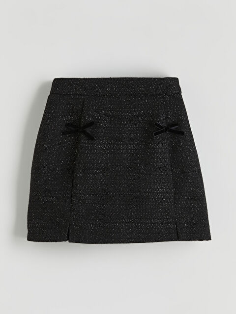 LCW Kids CRNA Suknja šorts na preklop Devojka - W5N992Z1-CVL