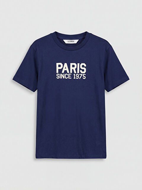 LCW Kids Boy NAVY T-Shirt - W5NA46Z4-DWP