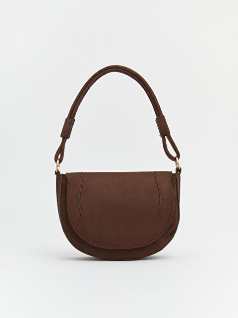 LCW ACCESSORIES Süet Görünümlü Kadın Omuz Çantası - W5NB01Z8-HEH