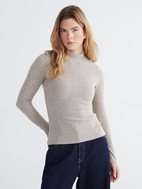 LCWAIKIKI Basic BEŽ Bodi majica Žena - W5ND02Z8-1P1