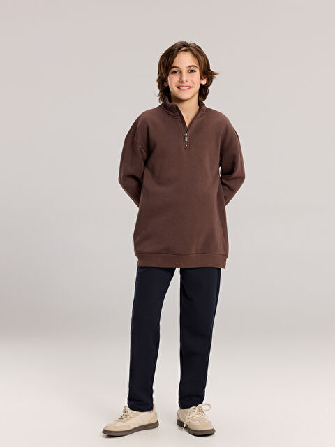 LCW Kids Beli Lastikli Pileli Erkek Çocuk Pantolon - W5NE97Z4-HRC