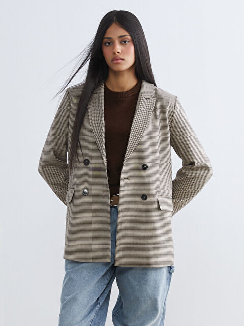 XSIDE Woman BROWN Blazer Jacket - W5NF25Z8-LLL