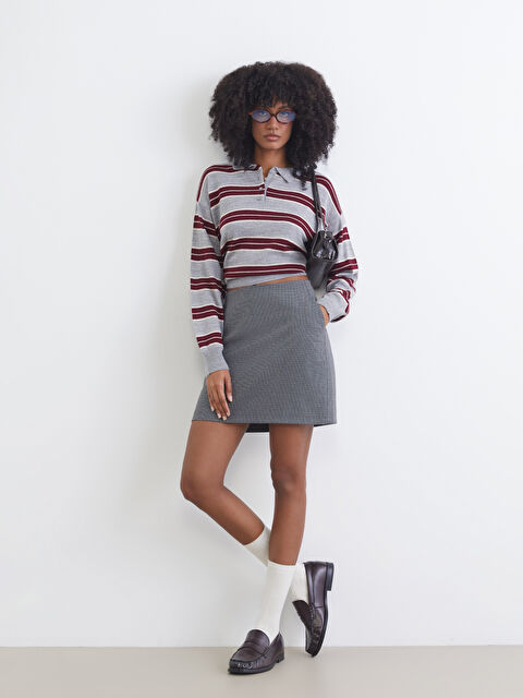 XSIDE ქალი რუხი დახურული შორტი - W5NF39Z8-