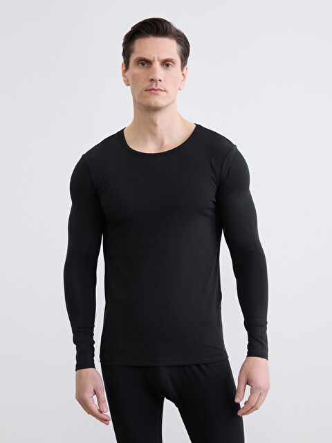 LC WAIKIKI Bisiklet Yaka Erkek Termal İçlik Üst - W5NG80Z8-CVL